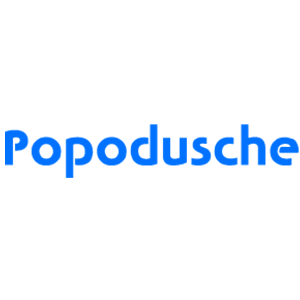 Popodusche Logo in Blau